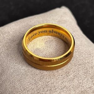Gold love Ring